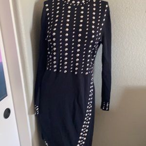 Metal detailed dress